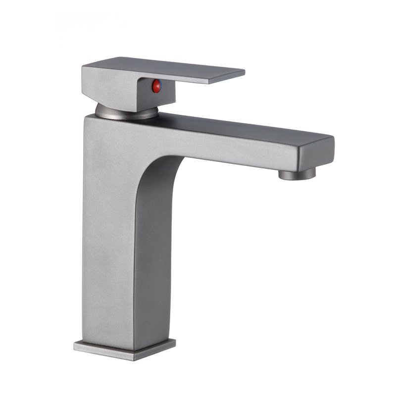 Yasmina baterija za umivaonik – cink, gun grey