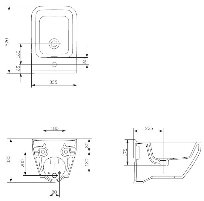 Crea bide konzolni - Slika 5