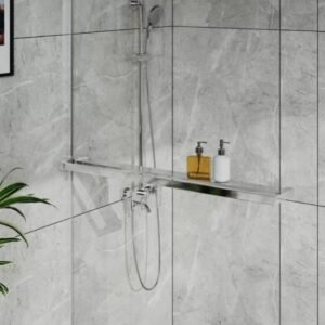 Polica za tuš kabinu Walk-In hrom