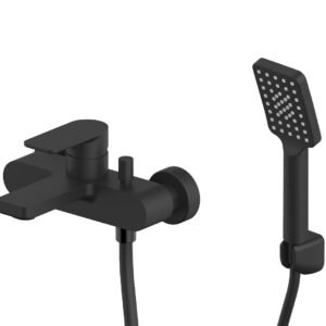 S2 baterija za kadu sa ručnim tušem – black