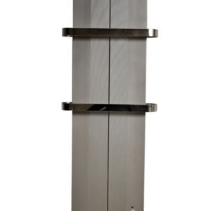 Sušač peškira električni 404×1000 metalik sivi