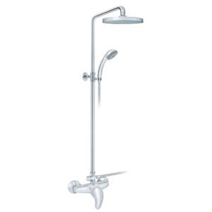 King baterija za tuš kadu sa usponskim i ručnim tušem