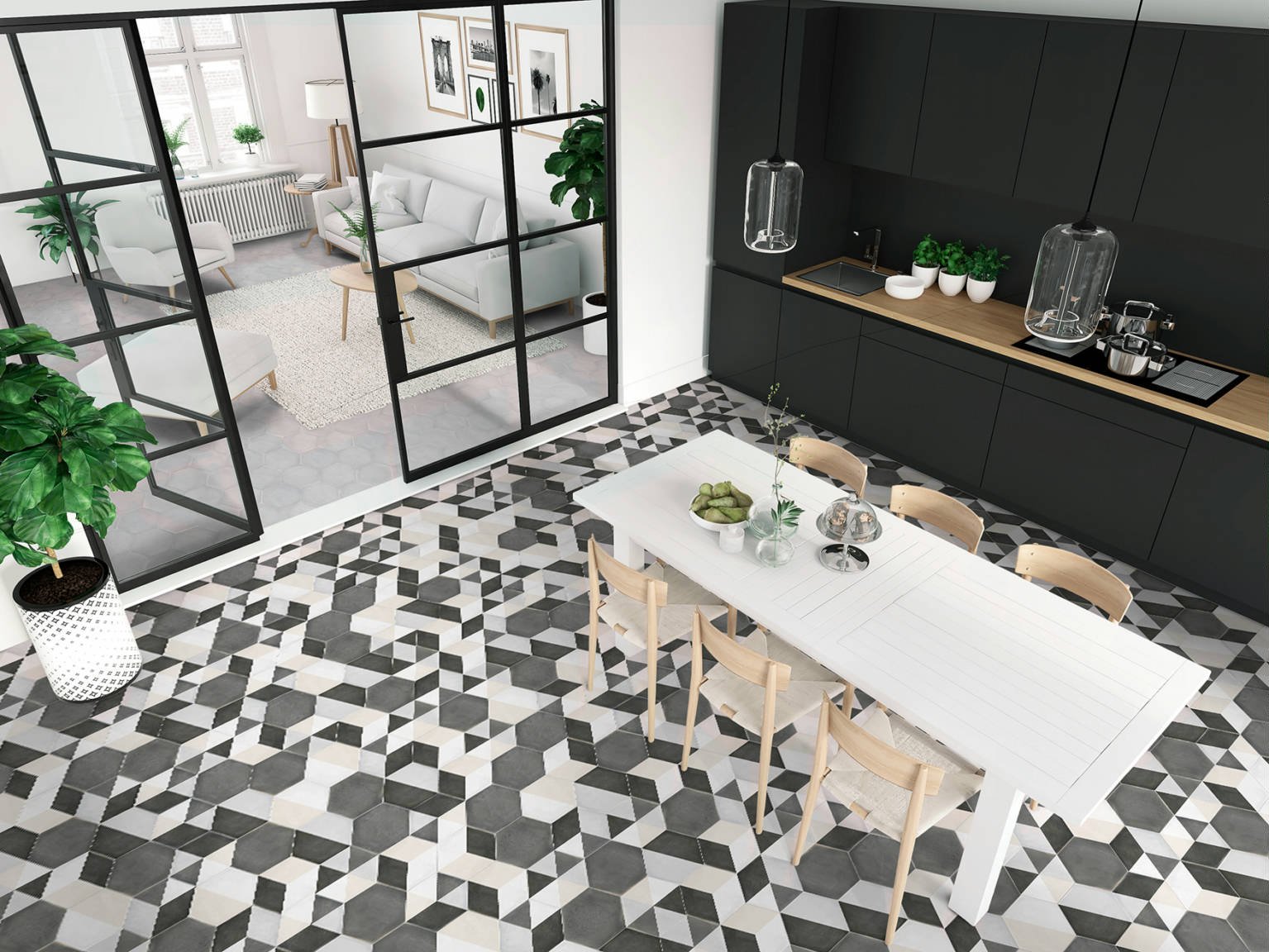 HEXA BOREAL GRIS 23x27 - Slika 9