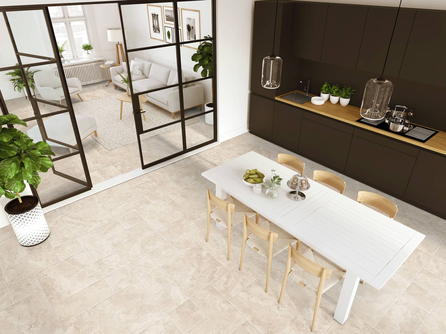 MODULA AUGUSTA BEIGE 100x100 - Slika 15