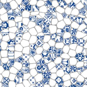 WHITE GAUDI BRILLO 30x90