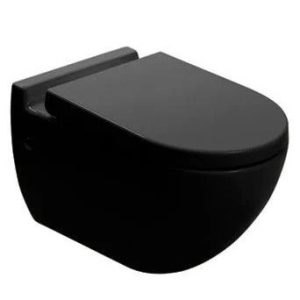 Wc šolja konzolna NEWARC - MODERN sa daskom 3823 [3823] - black,sjaj