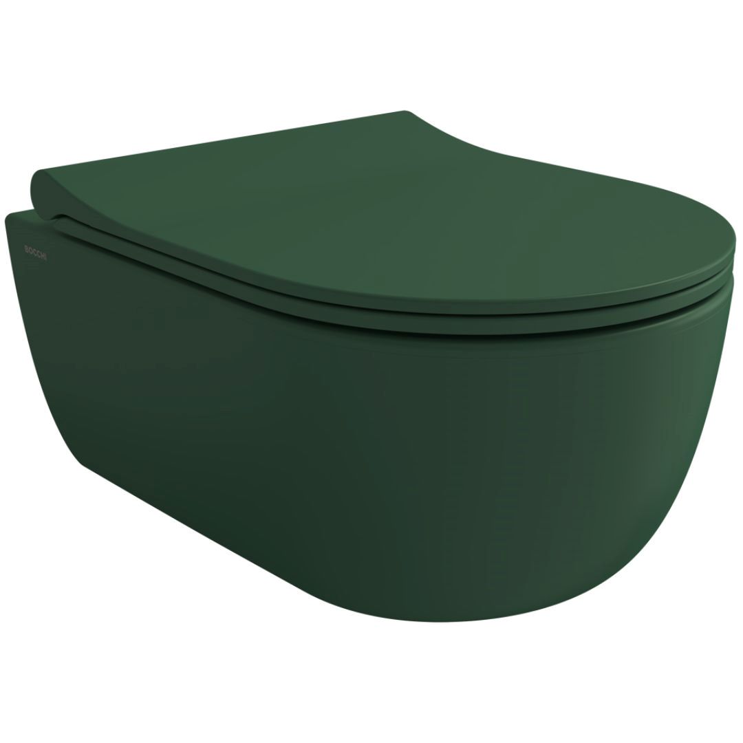 Wc šolja konzolna BOCCHI - TONDO [1417-027-0129][green, matt]
