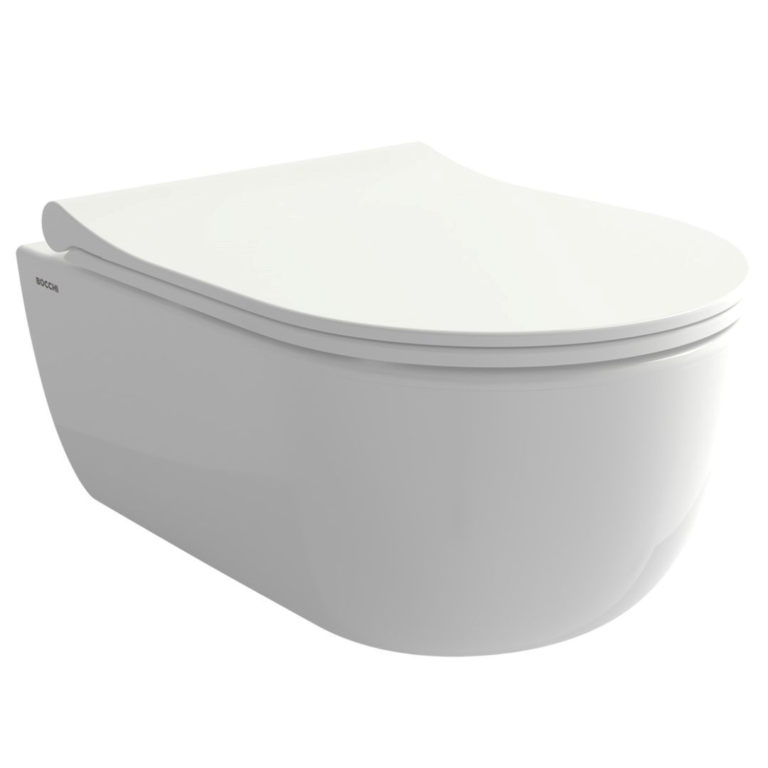 Wc šolja konzolna BOCCHI - TONDO 54cm [1416-001-0129][white, glossy]