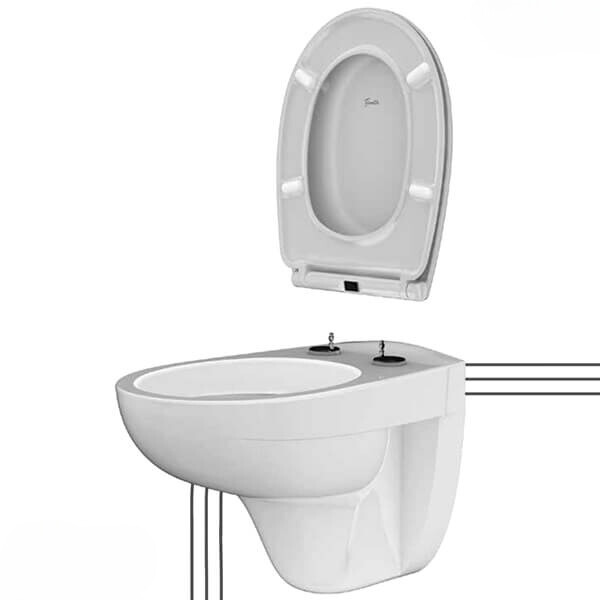 Wc šolja konzolna PESTAN - FLUENTA BASIC CLICK [A-klasa]