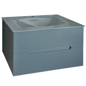 Ormarić konzolni IBANIO - SAVA jade 80cm + lavabo